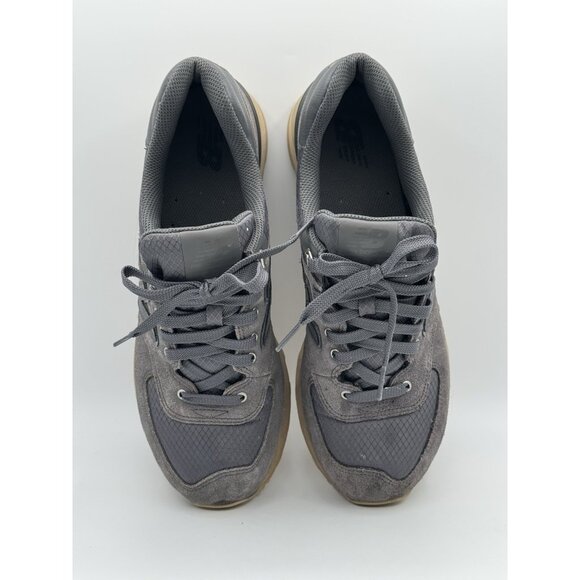 New Balance 574 ML574PKQ Men's Grey Beige Suede Size 9.5 - Picture 6 of 10